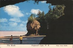 The Rocks at Hopewell Cape Postcard