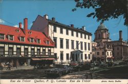 Rue du Trésor and Historic Architecture, Old Quebec Postcard