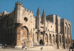 Palais des Papes Medieval Architecture Postcard