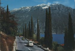 Gardesana Occidentale Road and Lake Garda Postcard