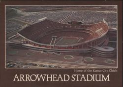 Arrowhead Stadium, Home of the Kansas City Chiefs Postcard