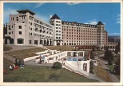 Chateau Lake Louise Hotel and Outdoor Swimming Pool Postcard