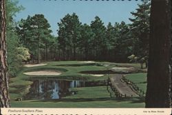 Golf Course Scene in Pinehurst-Southern Pines Postcard
