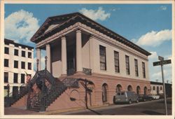 Market Hall at Meeting and Market Streets Postcard