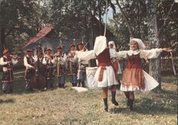 Folklore of the Krakow Region, Zalipie Postcard