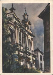 Kościół św. Anny by Jan Marcin Szancer Postcard