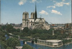 Notre-Dame Cathedral and Square Jean XXIII Postcard