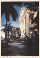 The Court House with White Columns Postcard