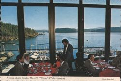 North Shore Motor Hotel 'Cloud 9' Restaurant Postcard