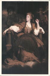 Sarah Siddons as the Tragic Muse by Sir Joshua Reynolds Postcard