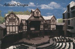 Elizabethan Stagehouse, Oregon Shakespeare Festival Postcard