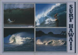 Surf Hawaii, North Shore of Oahu Postcard