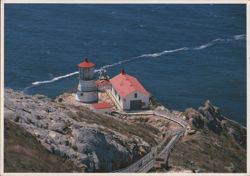 Point Reyes Lighthouse and 300-Step Staircase Postcard