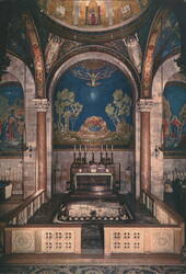 Basilica of the Agony, Church of All Nations Interior Postcard