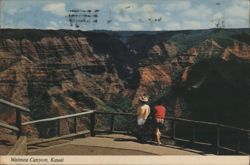 Waimea Canyon Scenic Overlook Postcard