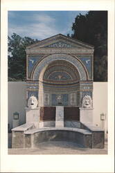 Mosaic Fountain at The J. Paul Getty Museum Postcard