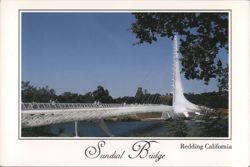 Sundial Bridge over Sacramento River Postcard
