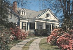 The Burn, Historic 1832 Greek Architecture Home Postcard