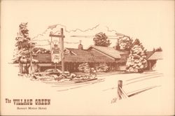 The Village Green Resort Motor Hotel Postcard