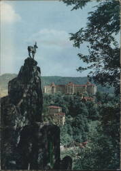 Looking from Stag's Leap towards Sanatorium Imperial Postcard