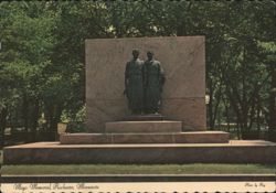 Mayo Memorial Statue of the Mayo Brothers, Mayo Park Postcard