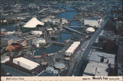 Bird's-Eye View of Expo '74 World's Fair Fairgrounds Postcard