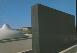 Shrine of the Book and Black Wall, Israel Museum Postcard