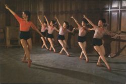 A Raw Recruit of Dancing - Young Dancers in Training Postcard