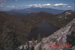 Castle Lake with Spectacular View of Mt. Shasta Postcard
