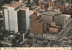 Mayo and Plummer Buildings, Mayo Clinic Aerial View Postcard