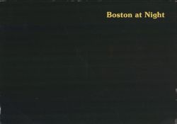 Boston at Night Humorous Novelty Souvenir Postcard