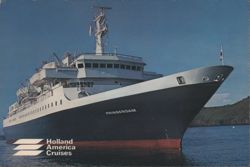 MS Prinsendam, Holland America Cruises Postcard