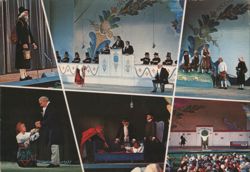 Scenes from Himlaspelet Play, Leksand, Sweden Postcard