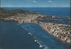 General View of Harbour of La Luz Postcard