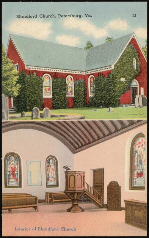 Blandford Church, Petersburg, VA - Exterior & Interior Views Virginia