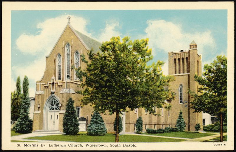 St. Martins Ev. Lutheran Church, Watertown, SD South Dakota