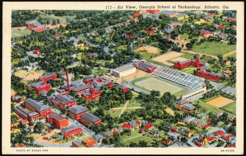 Air View, Georgia School of Technology Atlanta Edgar Orr