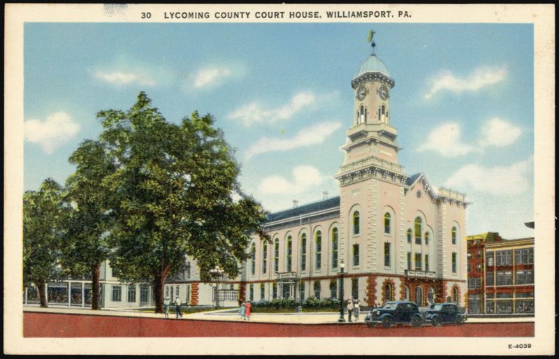 Lycoming County Court House, Williamsport, PA Pennsylvania