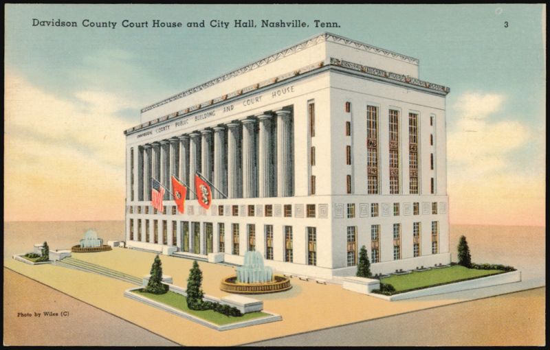 Davidson County Court House and City Hall, Nashville Tennessee