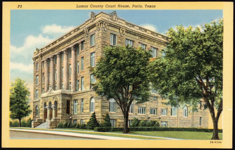Lamar County Court House, Paris, Texas