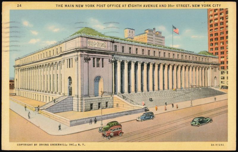 Main New York Post Office, Eighth Ave & 31st St New York City