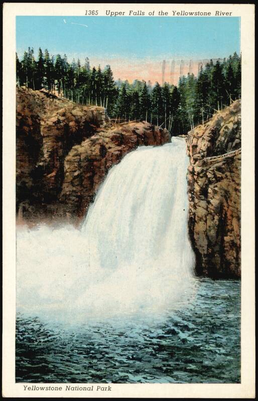 Upper Falls of the Yellowstone River, Yellowstone National Park