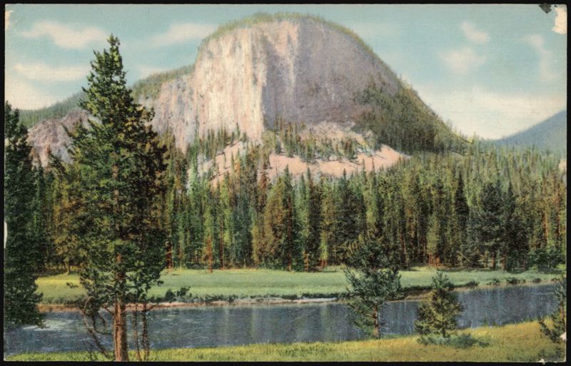 Mt. Haynes from the Madison River, Yellowstone National Park