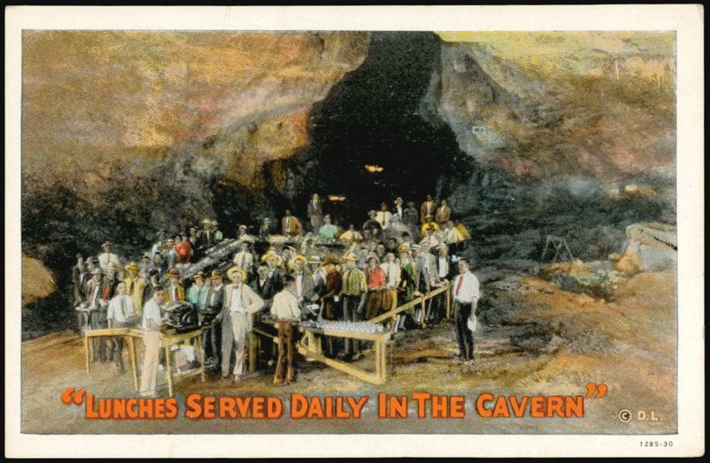 Carlsbad Cavern Lunch Room, Lunches Served Daily New Mexico