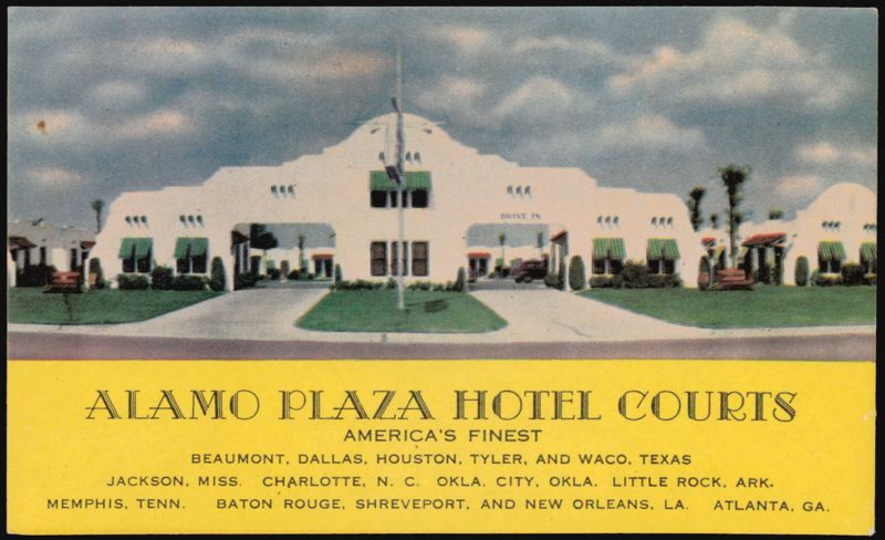 Alamo Plaza Hotel Courts Advertising