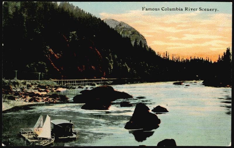 Famous Columbia River Scenery Oregon