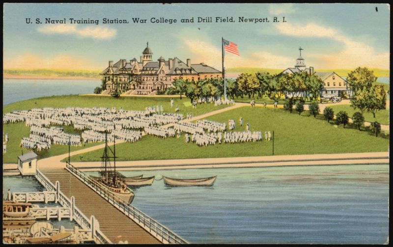 U. S. Naval Training Station, War College and Drill Field Newport Rhode Island