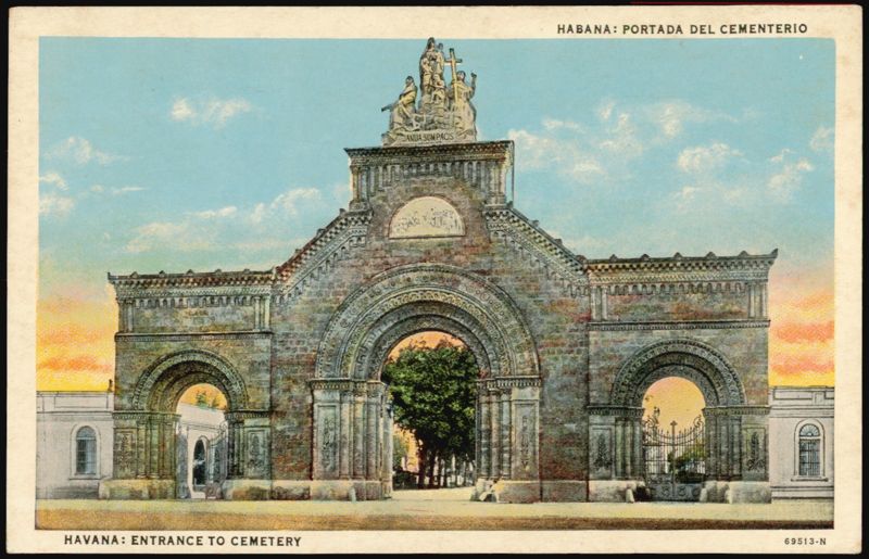 Havana Cemetery Entrance, Portada del Cementerio Cuba