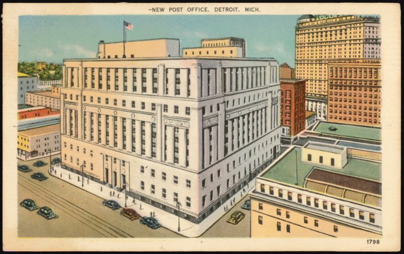 New Post Office, Detroit, Michigan