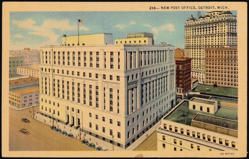 New Post Office, Detroit, Michigan
